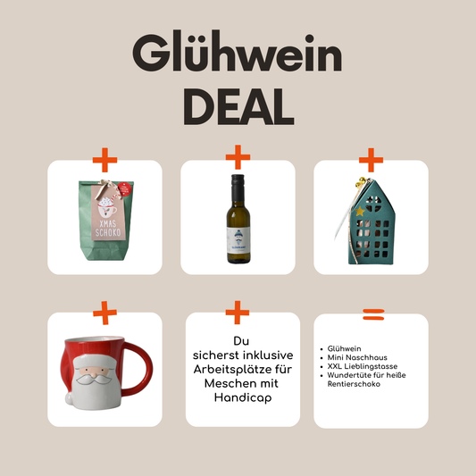 Winterliches Glühwein Geschenk Bundle – Die perfekte Überraschung für gemütliche Abende. Ideal für Freunde, Familie und Glühwein-Liebhaber zur kalten Jahreszeit.