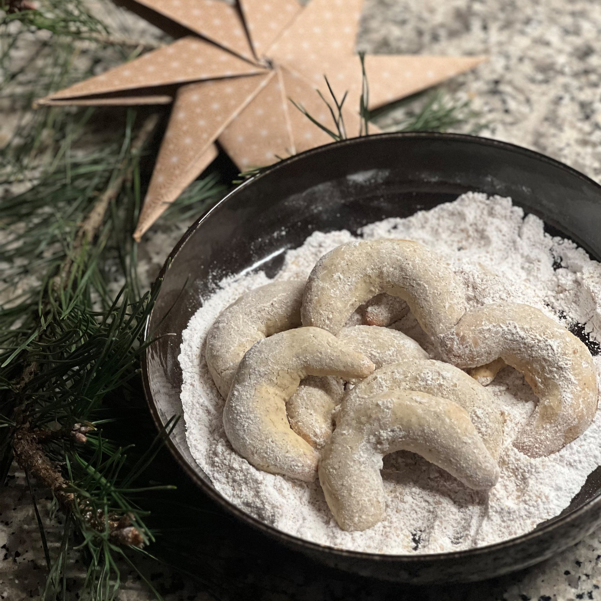 weihnachtsgebäck zum verschenken - Dinkel Vanille Kipferl