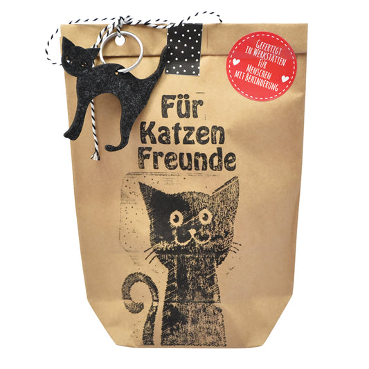 Wundertüte in braun als Geschenk für Katzenliebhaber