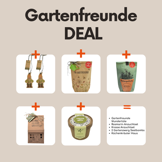 Geschenke Bundle für Gartenfreunde und Hobbygärtner