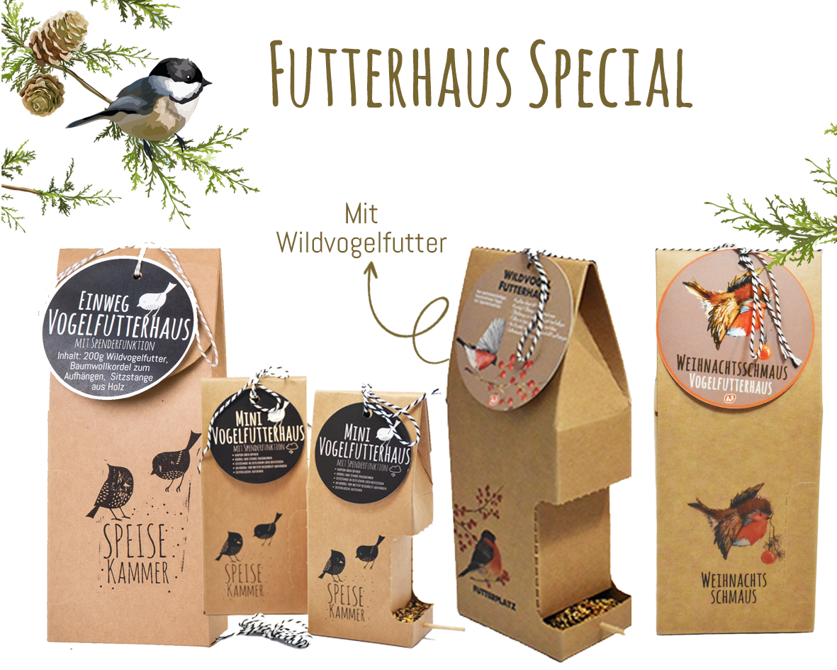 Vogelfutterhaus Special- Special Paket Vogelhaus